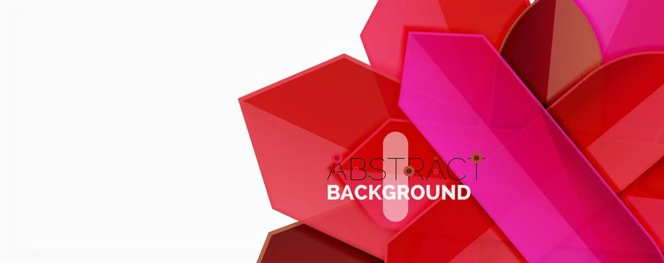 Abstract color lines dynamic background, modern material design style Illustrazione stock