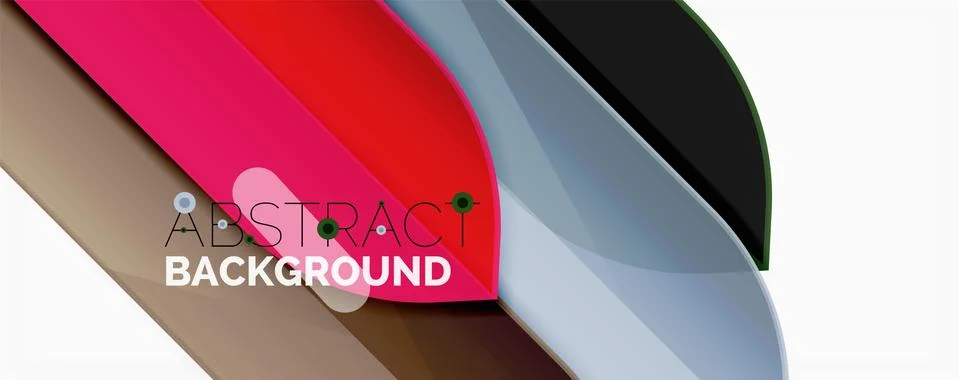 Abstract color lines dynamic background, modern material design style 스톡 일러스트