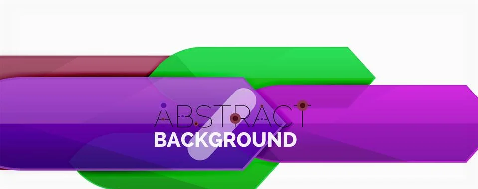 Abstract color lines dynamic background, modern material design style Illustrazione stock