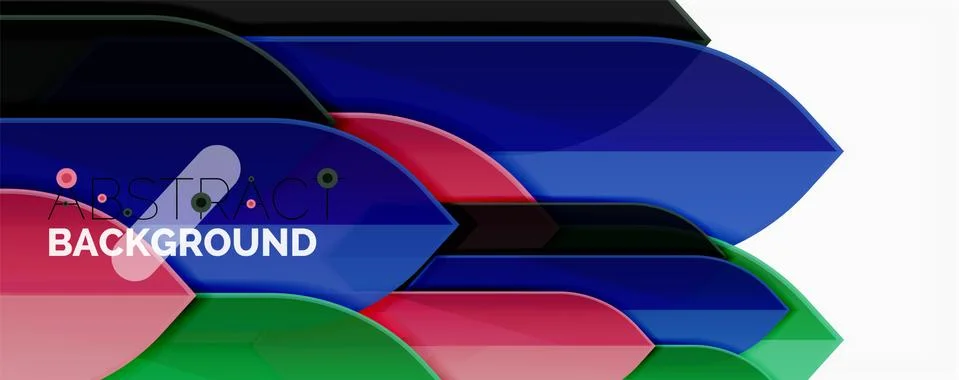 Abstract color lines dynamic background, modern material design style 스톡 일러스트