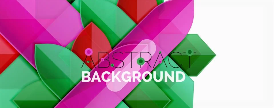 Abstract color lines dynamic background, modern material design style 스톡 일러스트