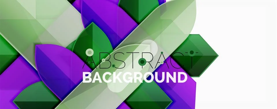 Abstract color lines dynamic background, modern material design style Stock Illustration