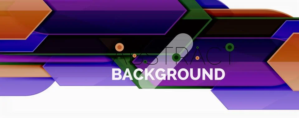 Abstract color lines dynamic background, modern material design style Illustrazione stock