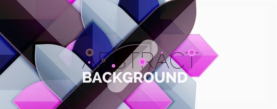 Abstract color lines dynamic background, modern material design style Illustrazione stock