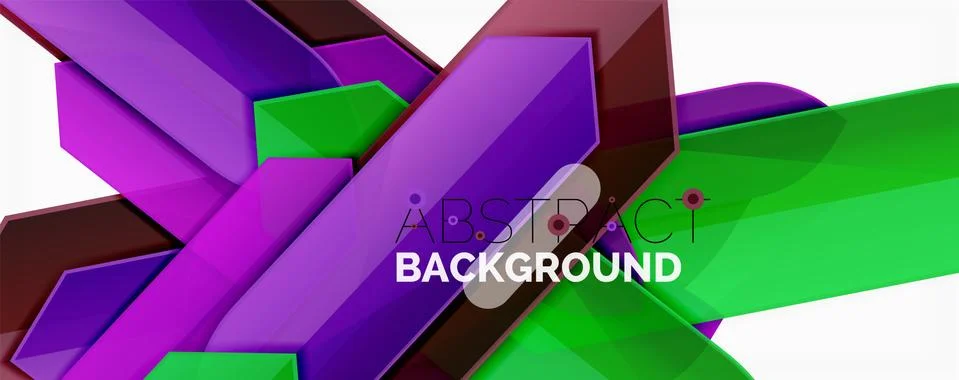 Abstract color lines dynamic background, modern material design style 스톡 일러스트
