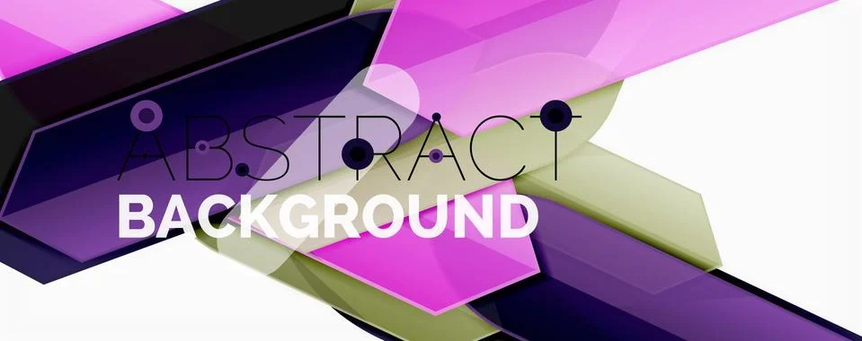 Abstract color lines dynamic background, modern material design style 스톡 일러스트