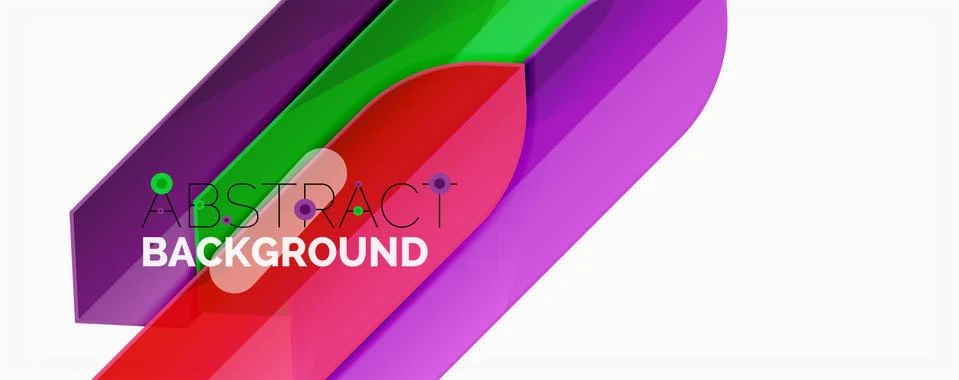 Abstract color lines dynamic background, modern material design style 스톡 일러스트
