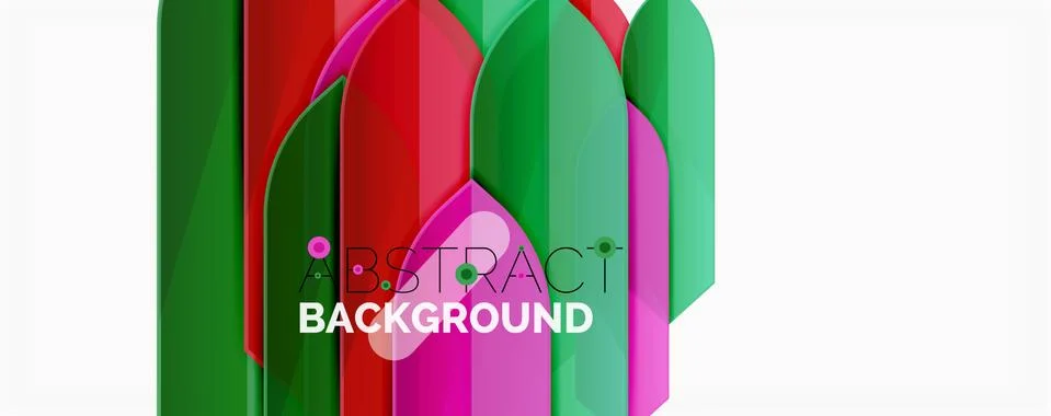 Abstract color lines dynamic background, modern material design style 스톡 일러스트