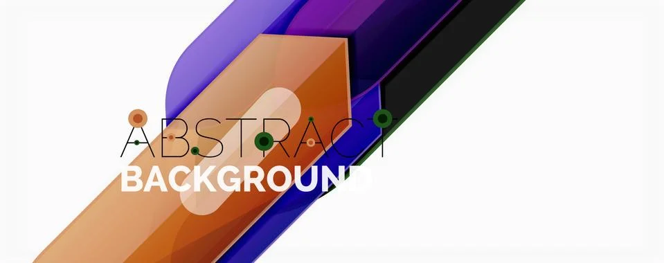 Abstract color lines dynamic background, modern material design style Illustrazione stock