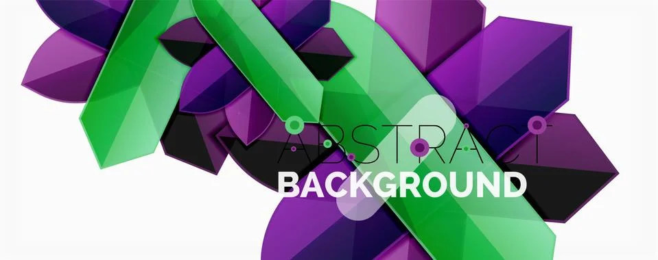 Abstract color lines dynamic background, modern material design style Ilustración de archivo