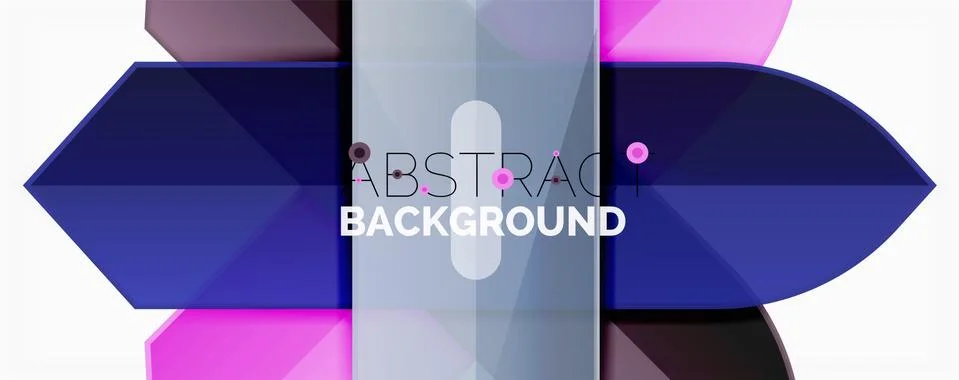 Abstract color lines dynamic background, modern material design style Illustrazione stock