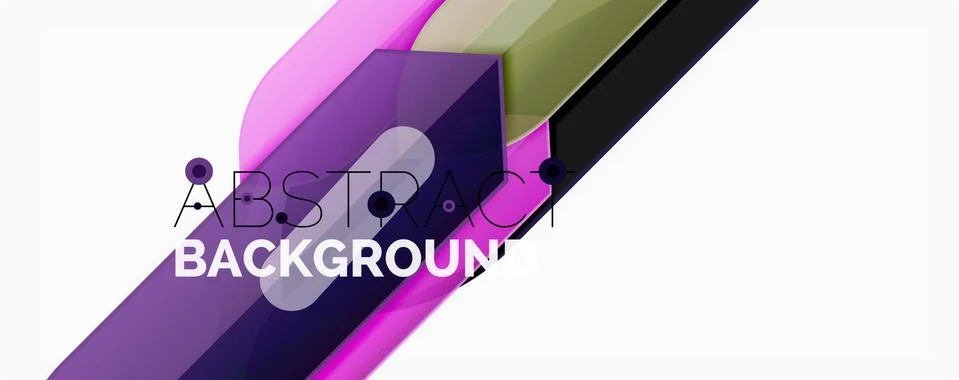 Abstract color lines dynamic background, modern material design style Illustrazione stock