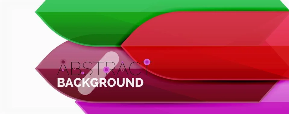 Abstract color lines dynamic background, modern material design style イラスト素材