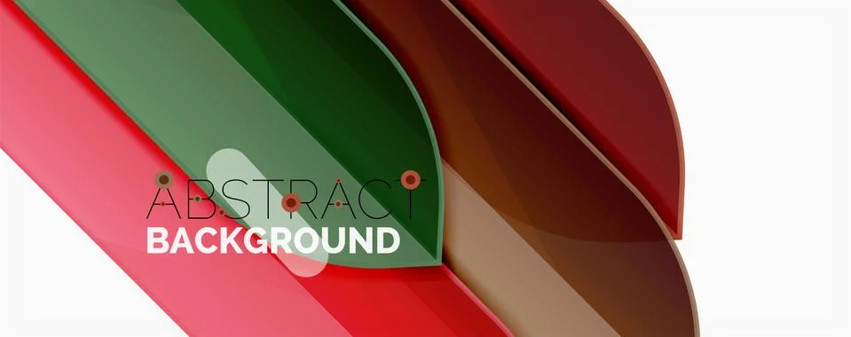 Abstract color lines dynamic background, modern material design style 스톡 일러스트