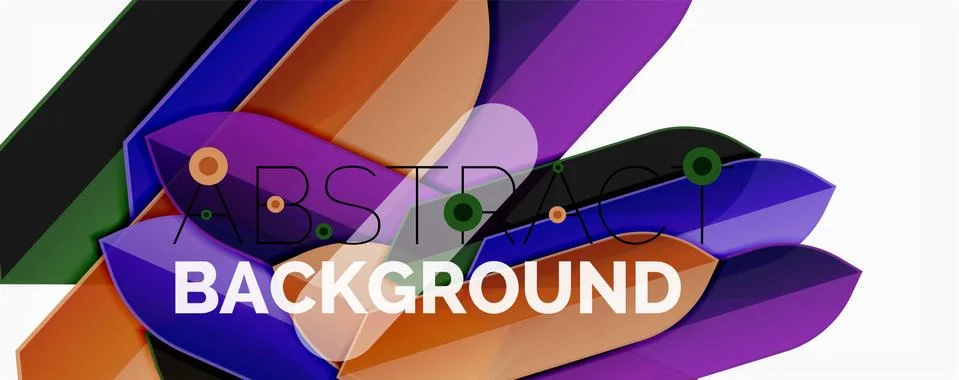 Abstract color lines dynamic background, modern material design style Illustrazione stock