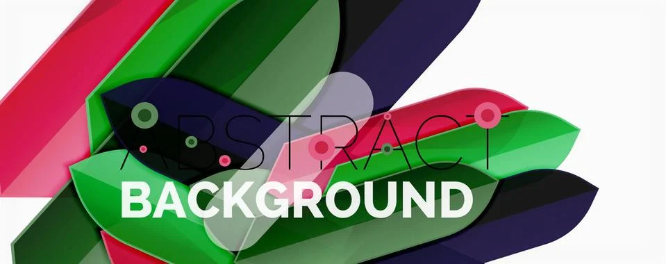 Abstract color lines dynamic background, modern material design style 스톡 일러스트
