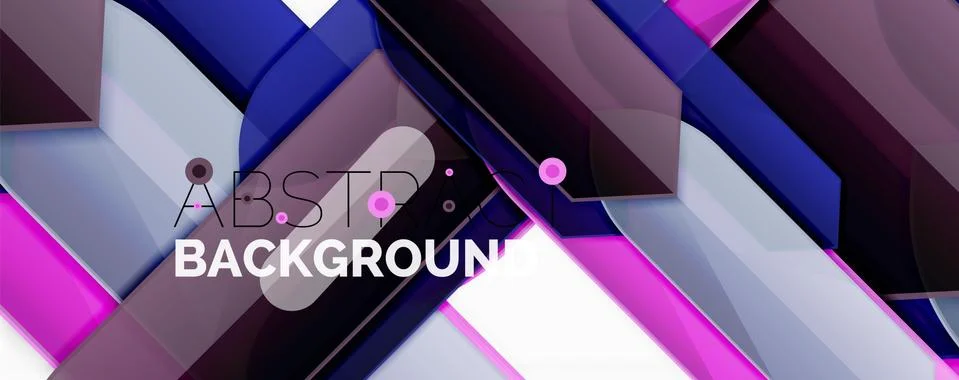 Abstract color lines dynamic background, modern material design style 스톡 일러스트