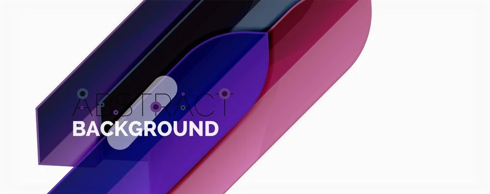 Abstract color lines dynamic background, modern material design style 스톡 일러스트