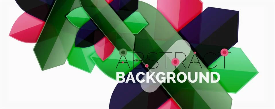 Abstract color lines dynamic background, modern material design style 스톡 일러스트