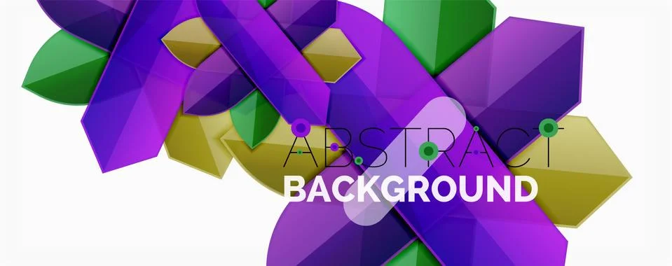 Abstract color lines dynamic background, modern material design style 스톡 일러스트