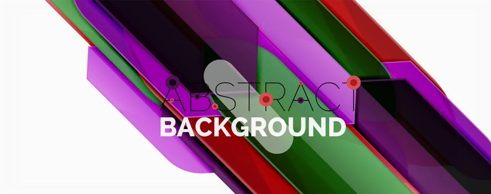 Abstract color lines dynamic background, modern material design style 스톡 일러스트