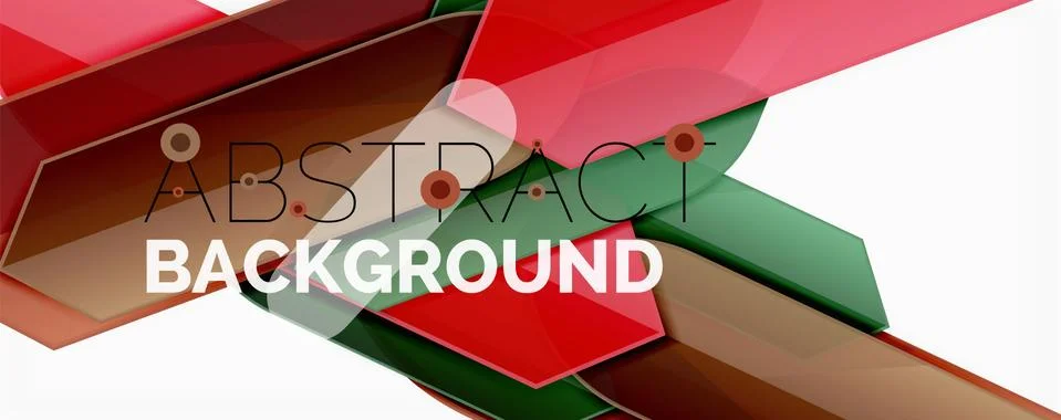 Abstract color lines dynamic background, modern material design style 스톡 일러스트