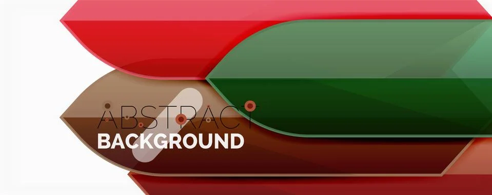 Abstract color lines dynamic background, modern material design style Stock Illustration