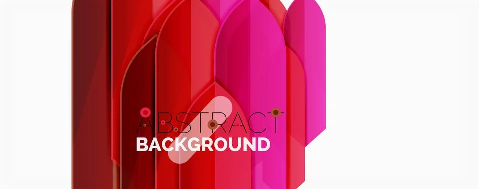 Abstract color lines dynamic background, modern material design style Illustrazione stock