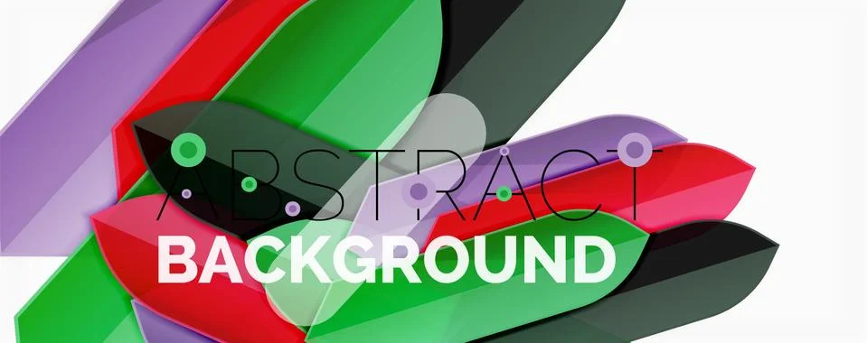 Abstract color lines dynamic background, modern material design style 스톡 일러스트