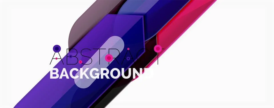 Abstract color lines dynamic background, modern material design style Stock Illustration