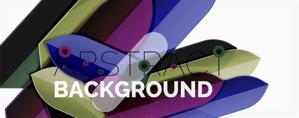 Abstract color lines dynamic background, modern material design style Illustrazione stock