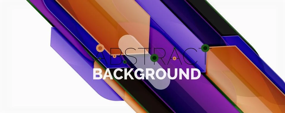 Abstract color lines dynamic background, modern material design style 스톡 일러스트