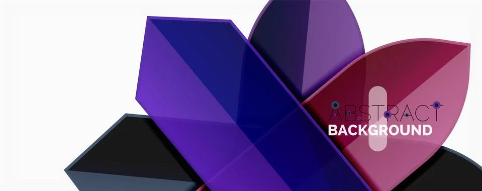 Abstract color lines dynamic background, modern material design style 스톡 일러스트