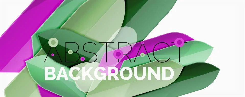 Abstract color lines dynamic background, modern material design style Illustrazione stock