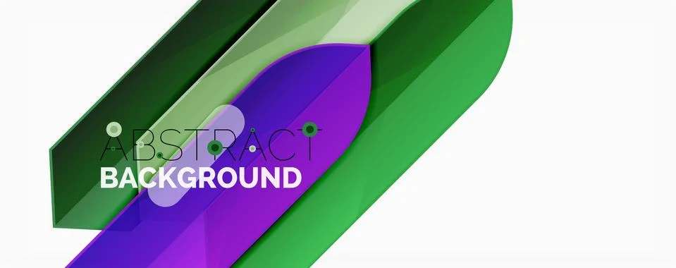 Abstract color lines dynamic background, modern material design style Stock Illustration