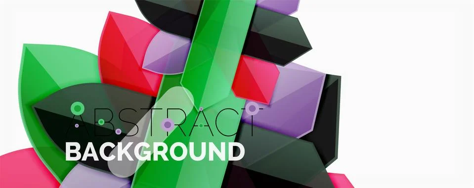 Abstract color lines dynamic background, modern material design style 스톡 일러스트
