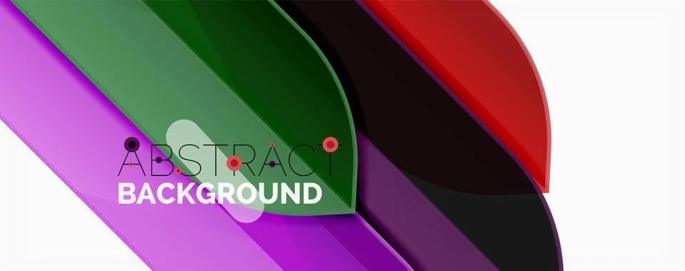 Abstract color lines dynamic background, modern material design style 스톡 일러스트