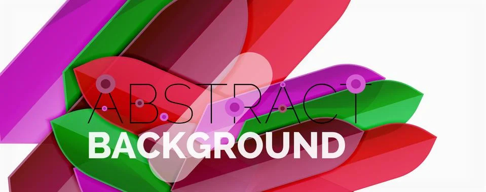 Abstract color lines dynamic background, modern material design style 스톡 일러스트