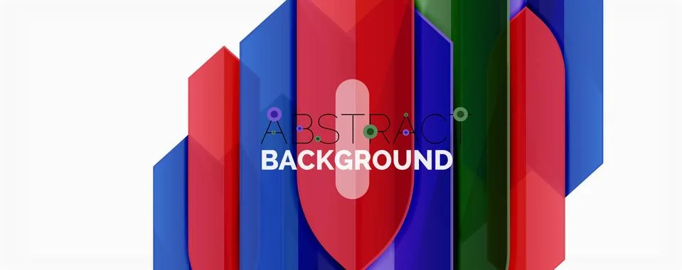 Abstract color lines dynamic background, modern material design style 스톡 일러스트