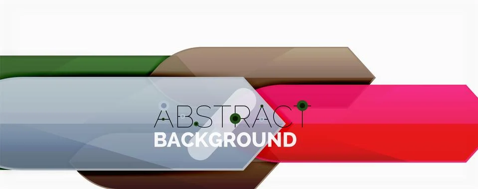 Abstract color lines dynamic background, modern material design style 스톡 일러스트