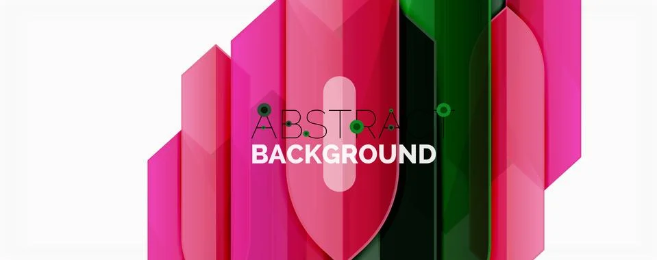 Abstract color lines dynamic background, modern material design style 스톡 일러스트