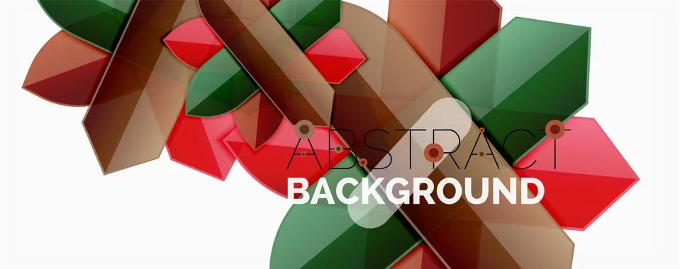 Abstract color lines dynamic background, modern material design style Illustrazione stock