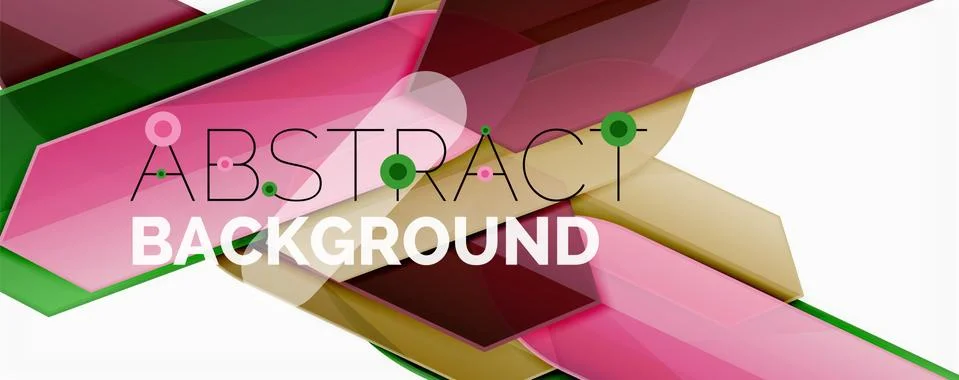 Abstract color lines dynamic background, modern material design style 스톡 일러스트