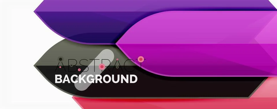 Abstract color lines dynamic background, modern material design style Illustrazione stock