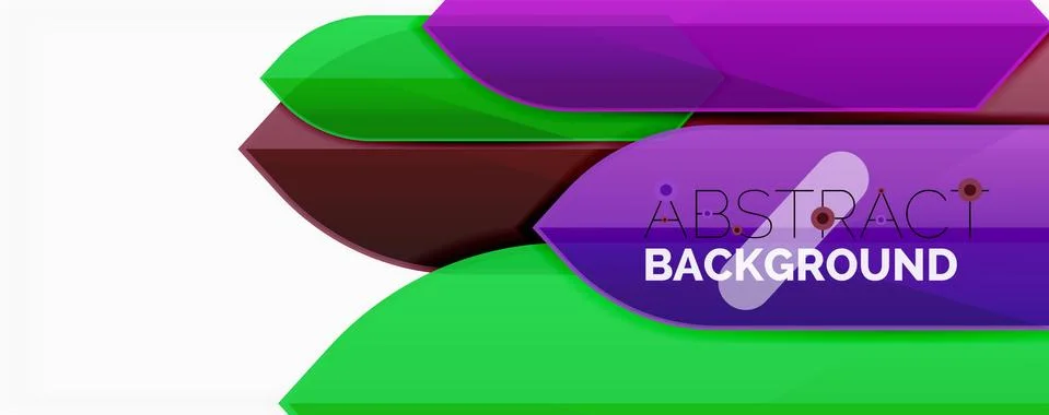 Abstract color lines dynamic background, modern material design style 스톡 일러스트
