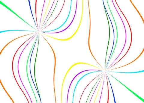 Abstract color lines Stock Illustration