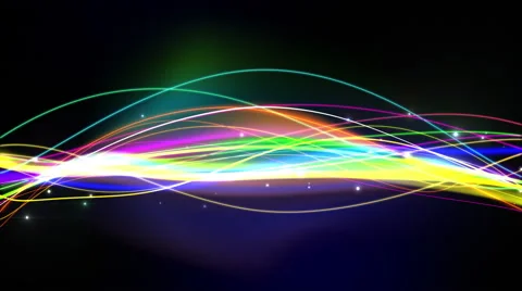 Abstract color lines loop Video stock 56439800