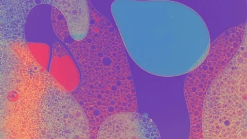Abstract Color Liquid Element Water Drops. Stock Footage 147995055