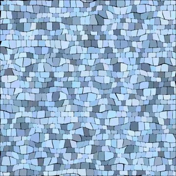 Abstract color mosaic animals vector pattern Stock Illustration