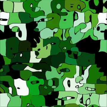 Abstract color mosaic animals vector pattern イラスト素材